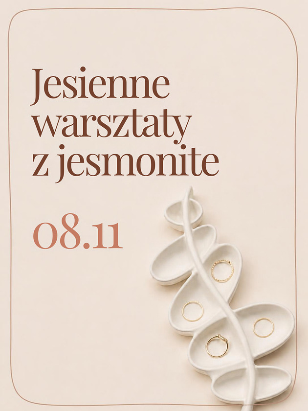 dodatki - różne Jesienne warsztaty - jesmonite
