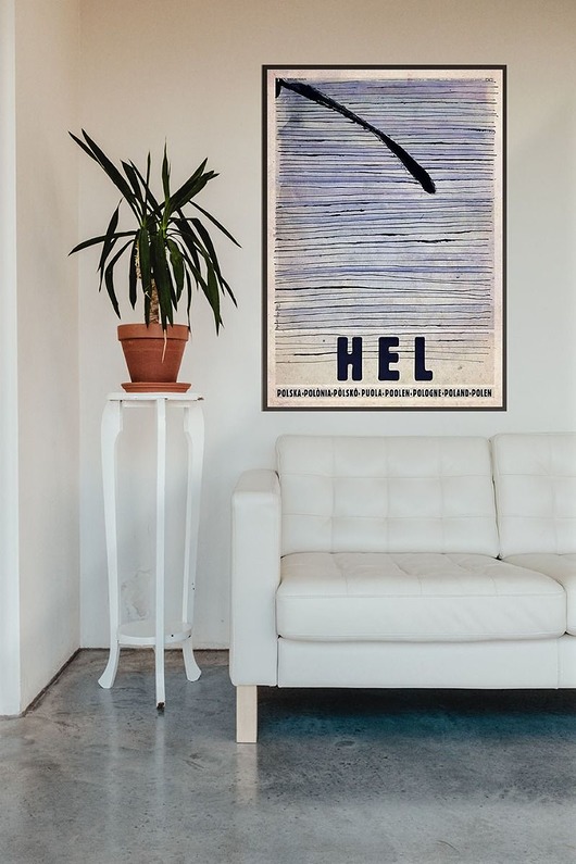 grafiki i ilustracje Plakat Hel (R. Kaja) 98x68 cm