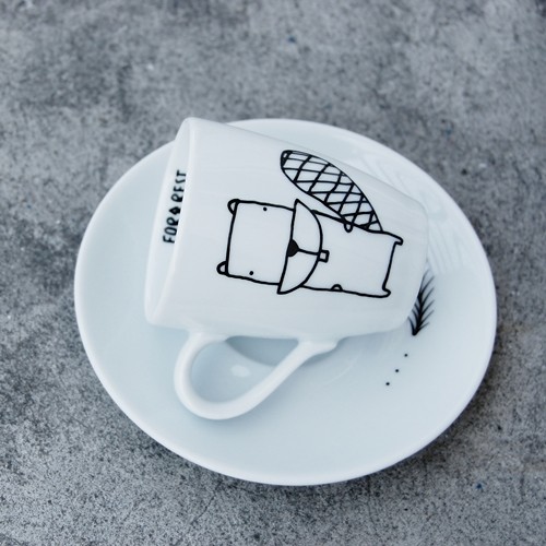 filiżanka espresso bóbr FOR REST