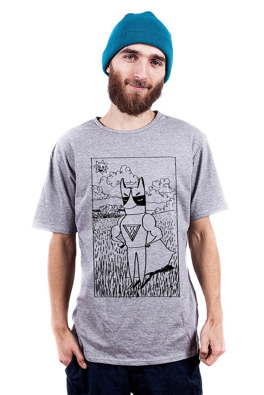 T-shirt męski 'super hero' dziendobry