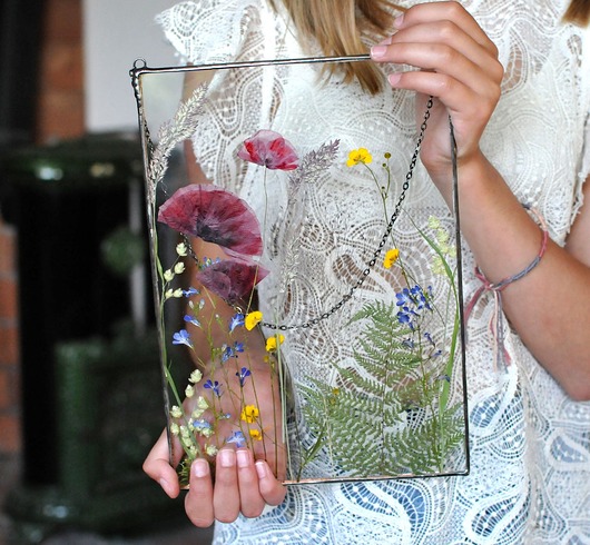 Ozdoby na ścianę Ogromny Dekor Makowa Łąka