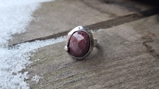 pierścionki - różne Rubin - pierścionek regulowany