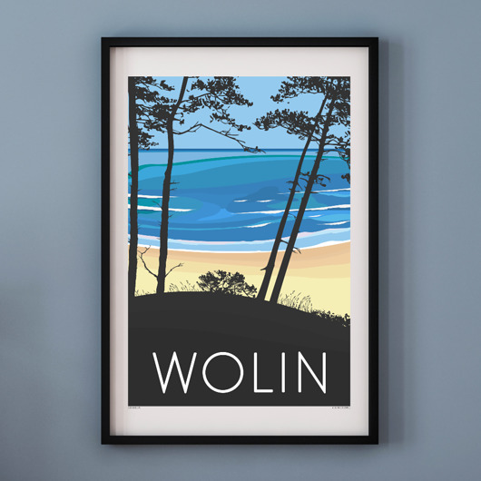 Plakat WOLIN A1 A. W. WIĘCKIEWICZ