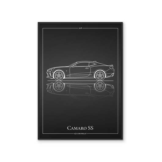plakaty Plakat Motoryzacja - Camaro SS