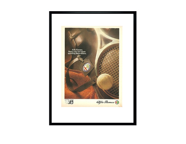 plakaty Plakat Oprawiona reklama ALFA ROMEO, 1979 r