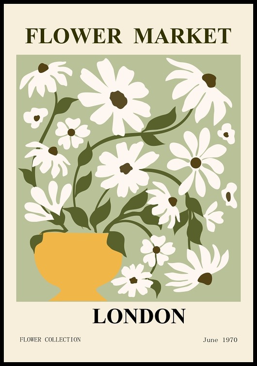 plakaty Plakat "Flower market London"