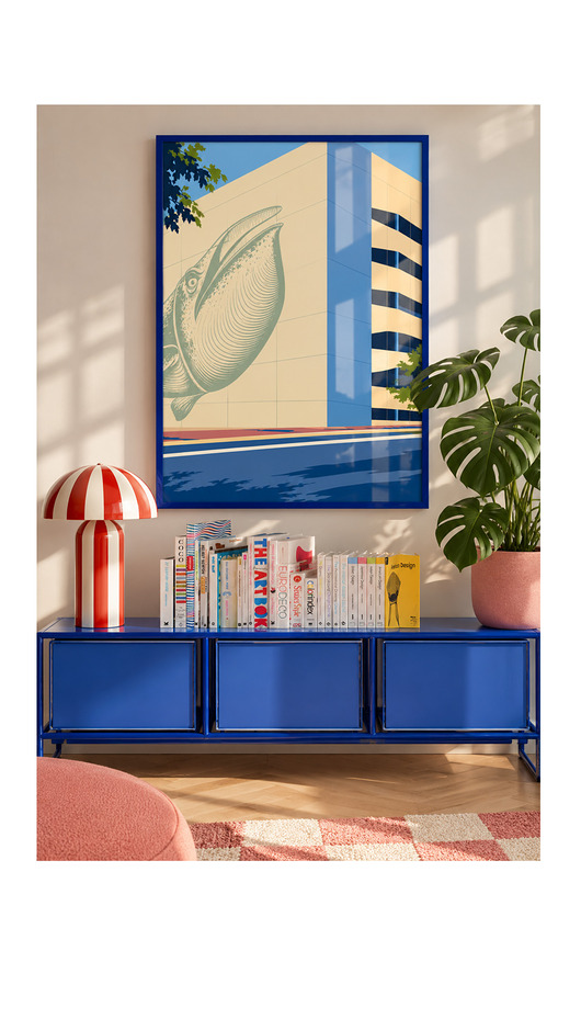plakaty Plakat  Whale in the City