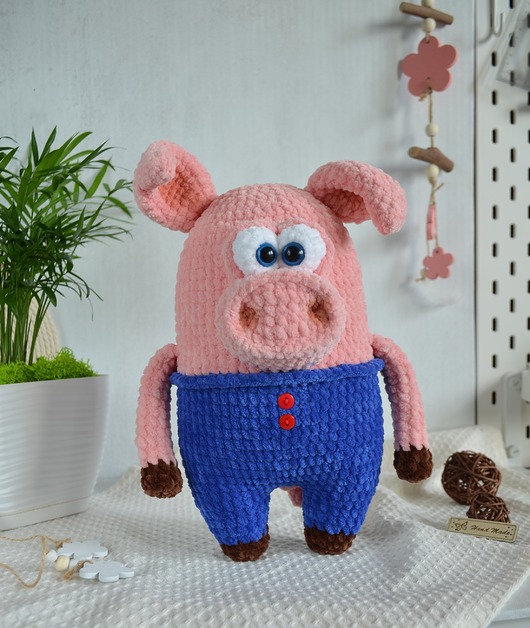 misie i maskotki Duża świnka pluszowa, Maskotka przytulanka, Prezent dla dziecka