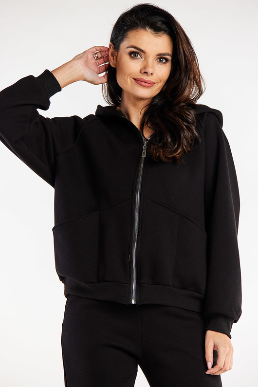bluza z kapturem damska Bluza C324