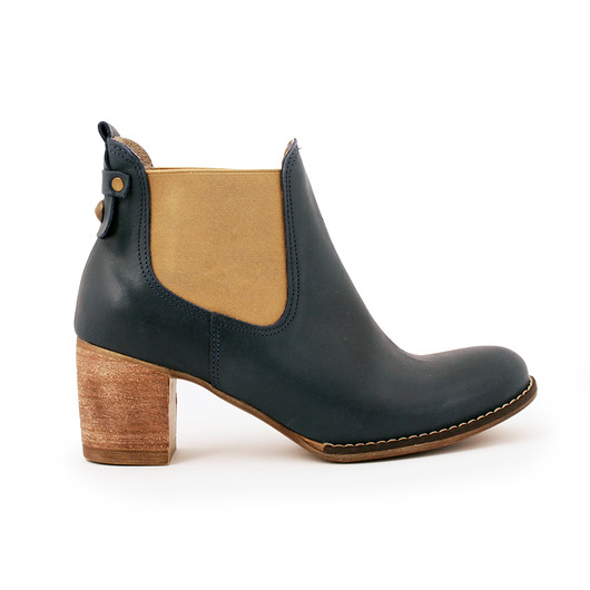 RĘCZNIE ROBIONE BOTKI ZAPATO 455 GRANATOWY Zapato