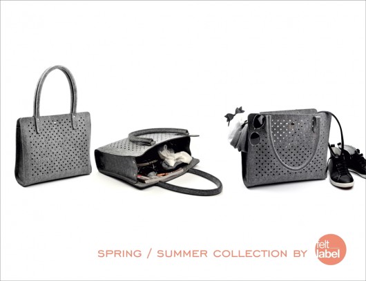 spring/summer collection DotsBasket felt label