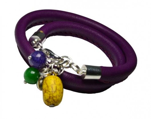 Bransoletka - Juicy Purple 3 Kat of Colours