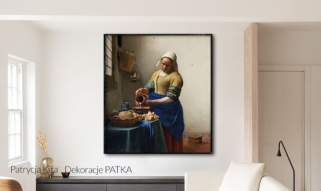 Mleczarka - Jan Vermeer Dekoracje PATKA Patrycja Kita