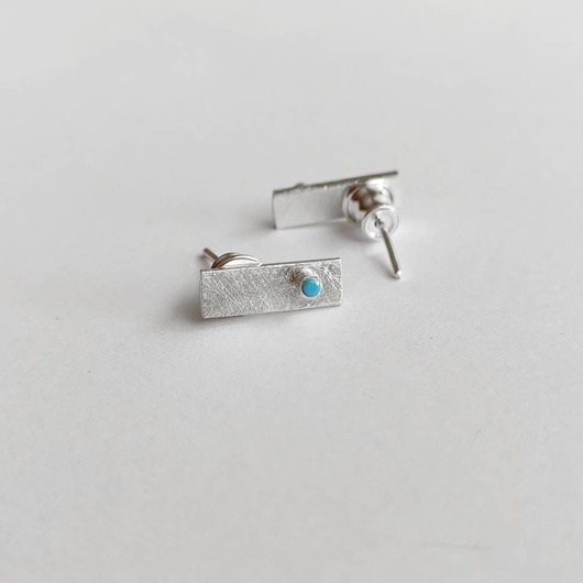 kolczyki srebrne Kolczyki srebrne PROSTOKĄT