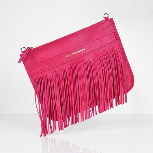 FLATBAG XXL CLUTCH Fringes Rozwadowska Bags