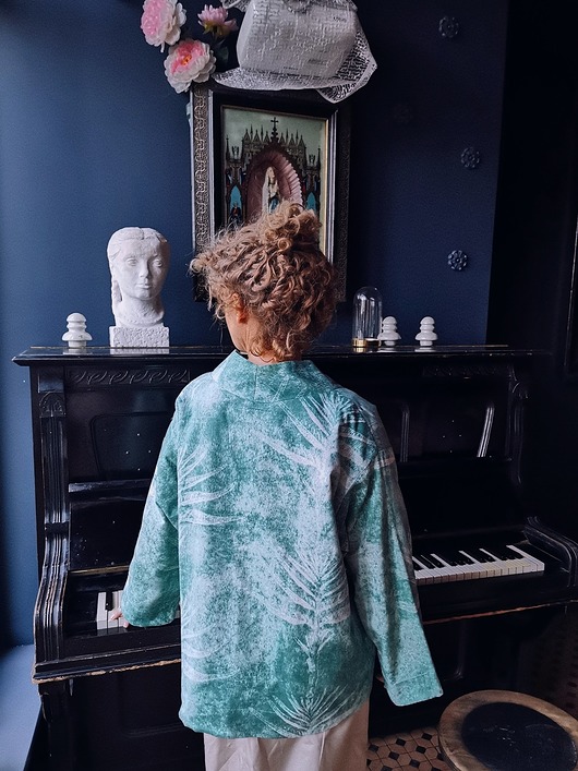 NEW / Kimono Canadian Green Zwei frauen