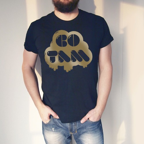 Co tam gold Podwinięta męska Czarna ONE MUG A DAY
