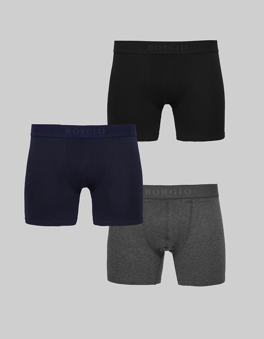 akcesoria - inne Męskie bokserki 3-pack stretch cotton 2 mix L