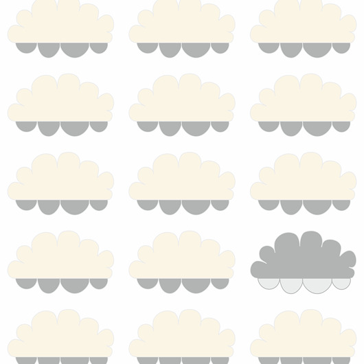 Tapeta dziecięca Clouds Sun&Rain III Humpty Dumpty Room Decoration