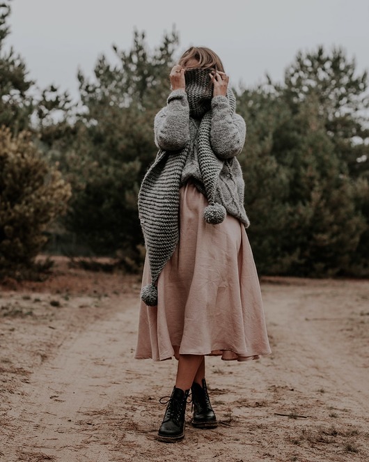 szale damskie Szalik Eskimo