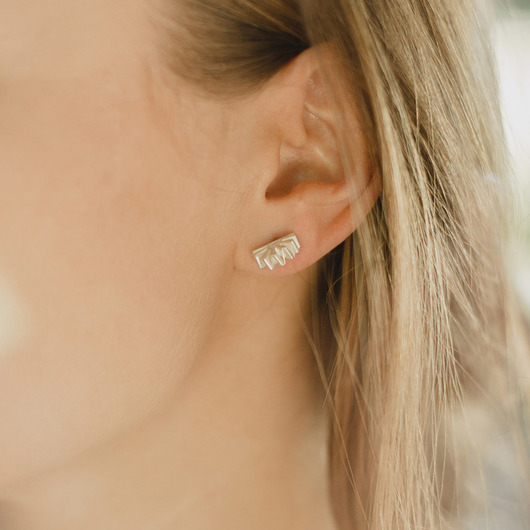 Kolczyki składane Adriana Secret srebrne Marta jewelry
