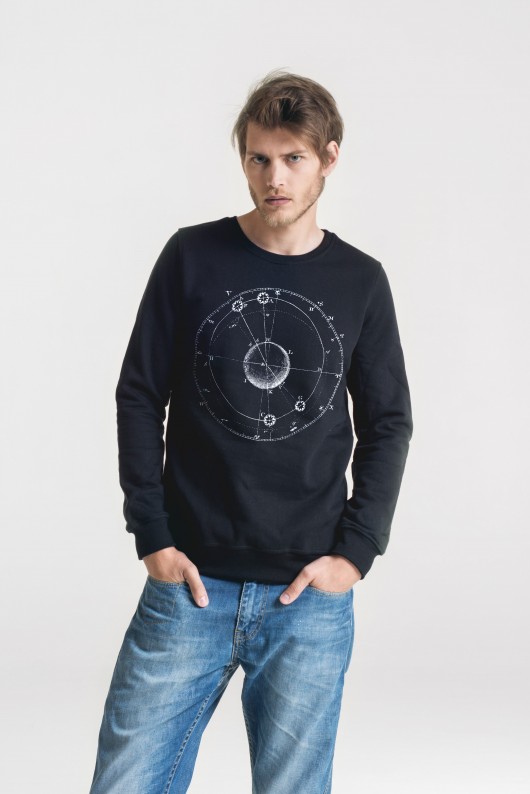ASTRONOMY Bluza Męska CZARNA GAU great as You