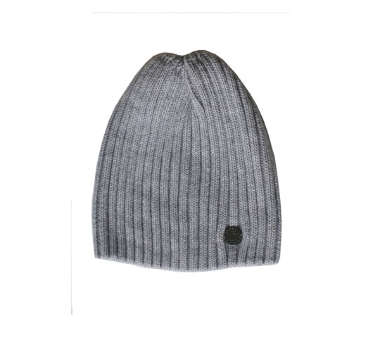 Zimowa wełniana czapka GREY MELANGE Le petit cochonnet