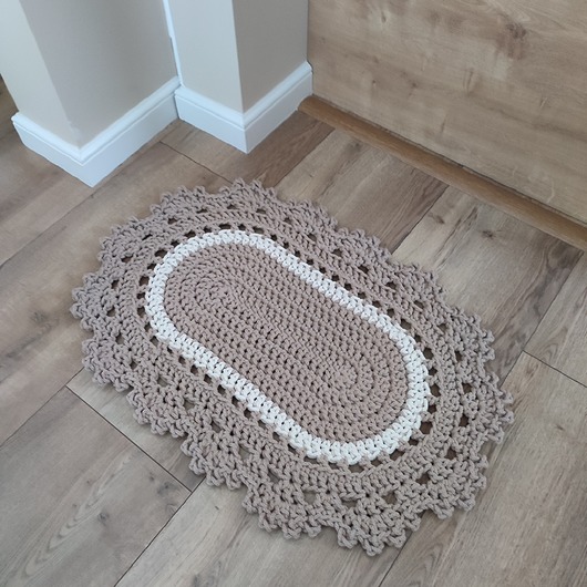 dywany Dywan owalny ze sznurka 50cmx80cm