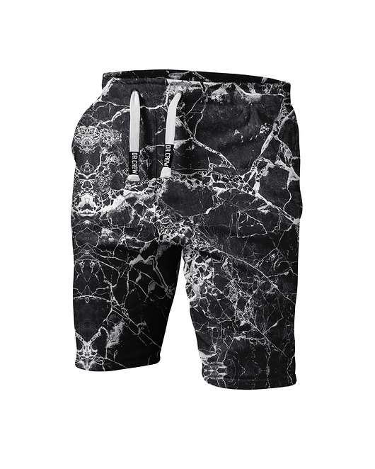 shorty dla dziewczynki Krótkie Spodenki Girl DR.CROW Marble Black