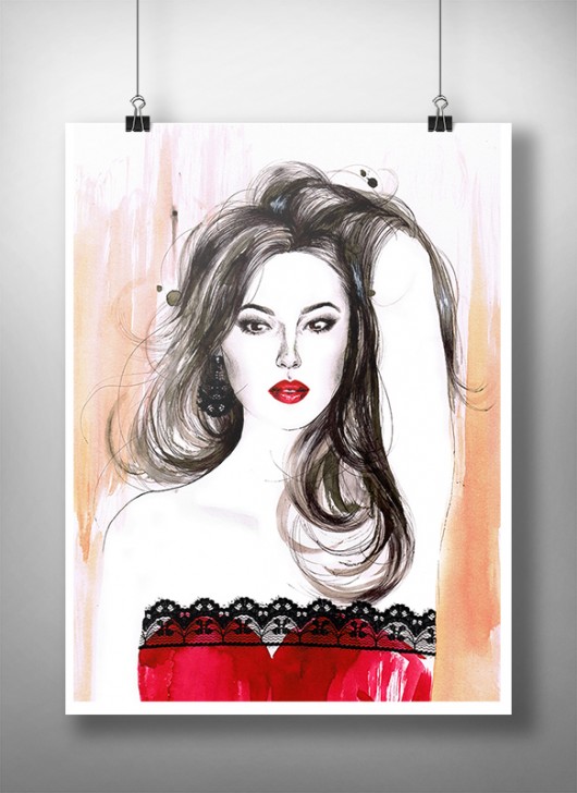 Monica Bellucci - wydruk Soll