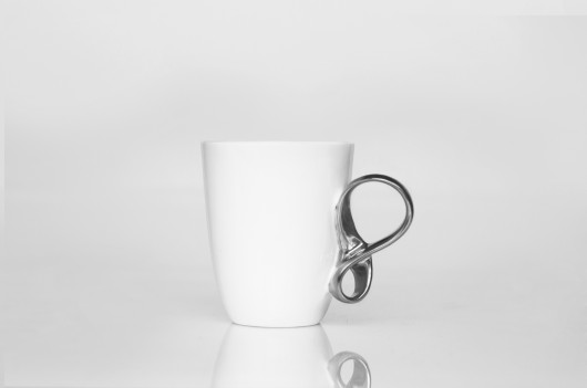 Filiżanka MOBIUS zdobiona platyną ENDE ceramics