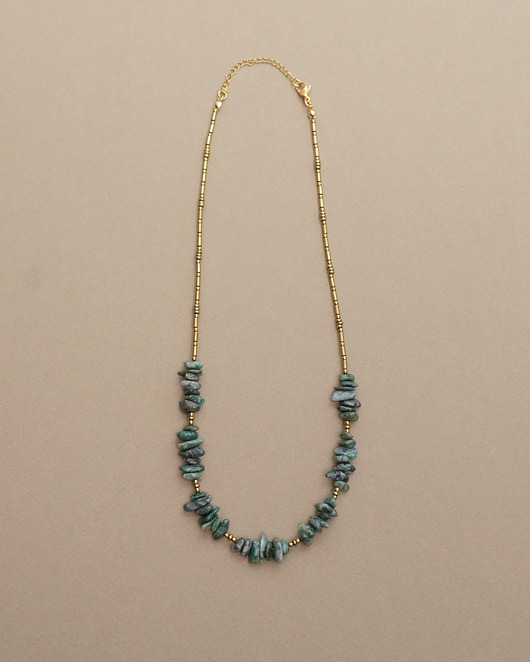 korale Naszyjnik z turkusa afrykańskiego