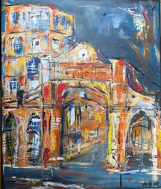 obrazy Manufaktura / abstrakcja 50x60 cm płótno 3D