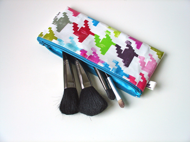 piórnik / etui na pędzle w duże kropki dotty spots