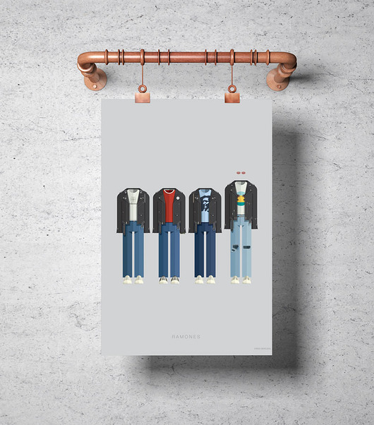 Plakat Ramones  minimalmill