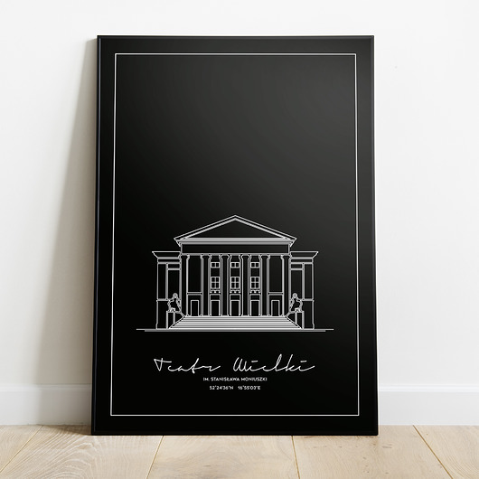 plakaty Plakat Architektura - Poznań - Teatr Wielki