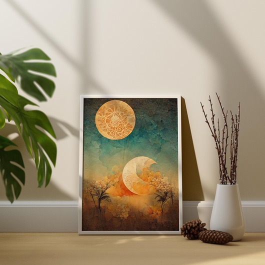 plakaty Plakat Beżowe Planety