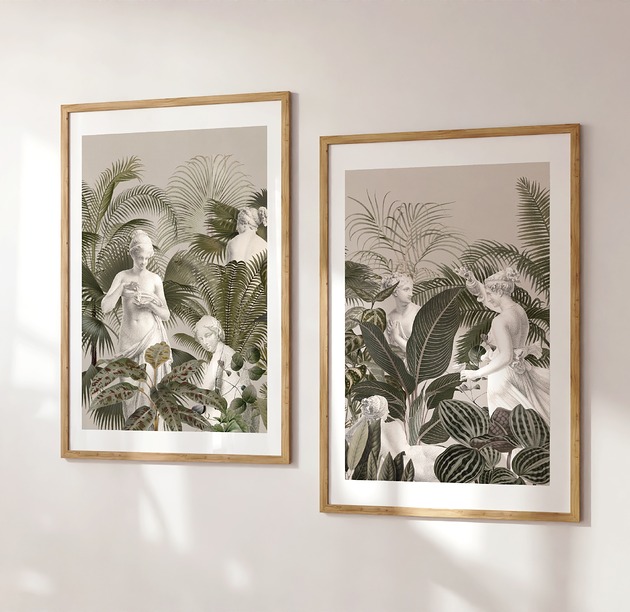 plakaty Plakat Dyptyk Nimfy 50x70 cm