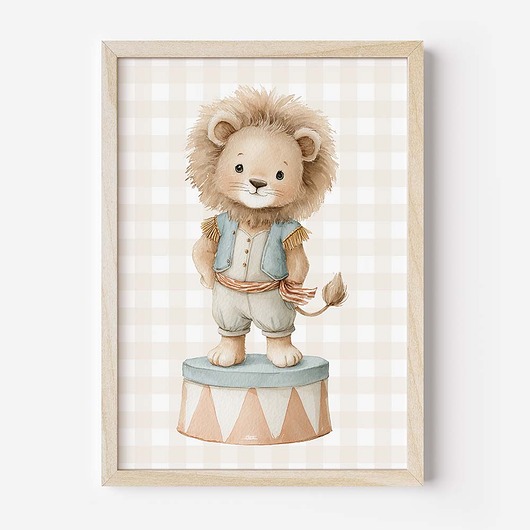 obrazy i plakaty do pokoju dziecięcego Plakat Na Ścianę Dla Dzieci Bajkowy Cyrk nr. 11