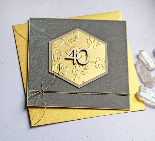 kartki scrapbooking Kartka urodzinowa : GLAM : WYBIERZ LICZBĘ