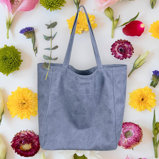 torby na ramię Lazy bag torba ciemnoniebieska na zamek / vegan