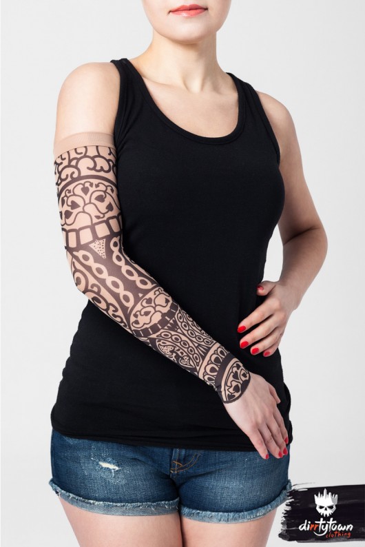 Rękawek z tatuażem Oriental Black Power (unisex) dirrtytown clothing