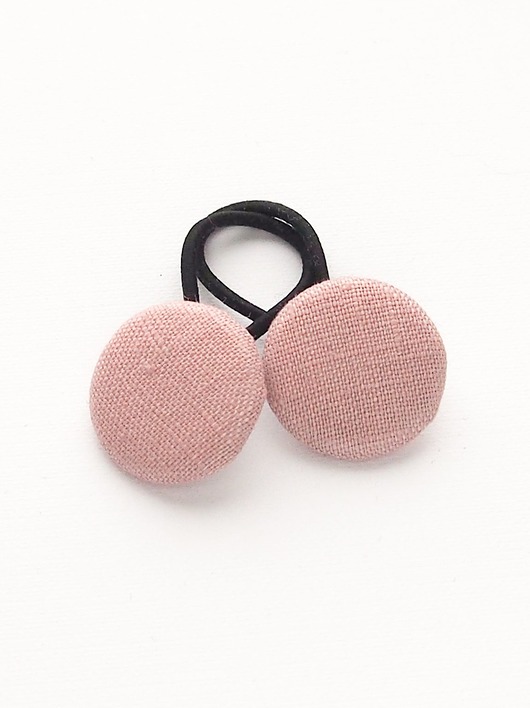 ozdoby do włosów dla dzieci Gumki do włosów Mini Bobbles Linen Dusty Pink
