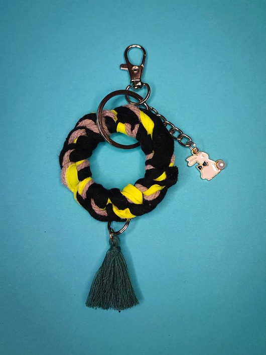 breloki Brelok przywieszka  17 zero waste z odblaskiem