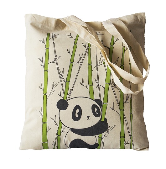 Torba ekologiczna. Panda Malgorzata Domanska
