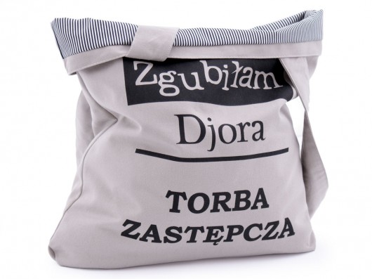Torebka bawełniana, szoperka, shopper bag Szanel BAJAGA STUDIO
