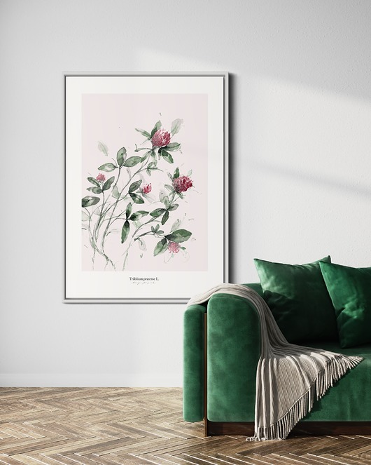 grafiki i ilustracje Koniczyna print