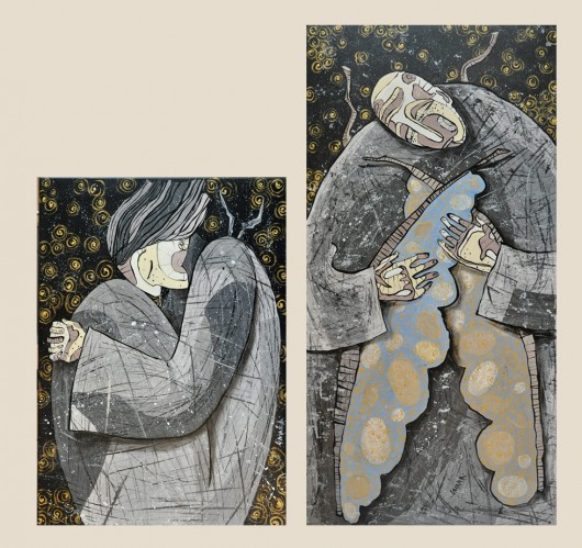 Dyptych "Dla ciebie" 4mara Marina Czajkowska