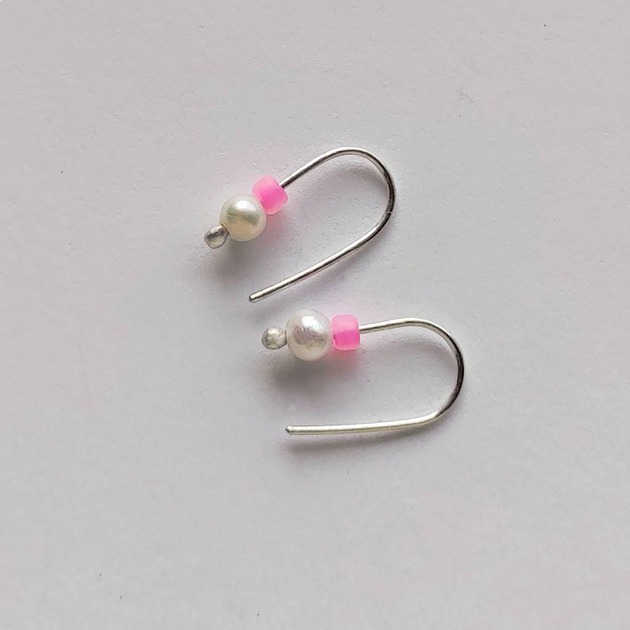 kolczyki z kamieniami Kolczyki OKRĄG