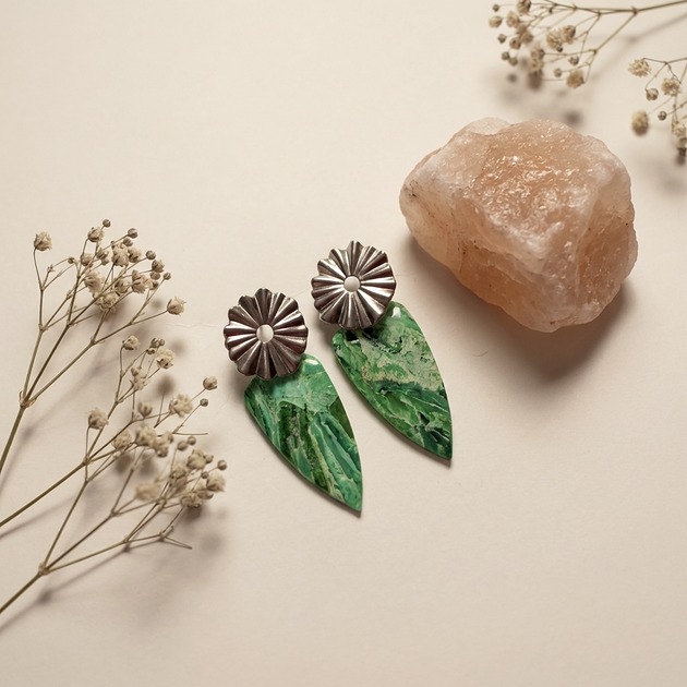 kolczyki srebrne Kolczyki pozłacane Niepowtarzalne